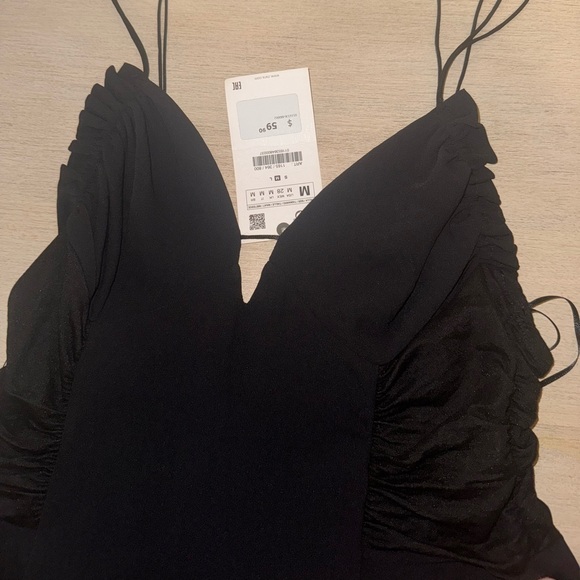Zara NEVER WORN Black Maxi Dress - Picture 3 of 4